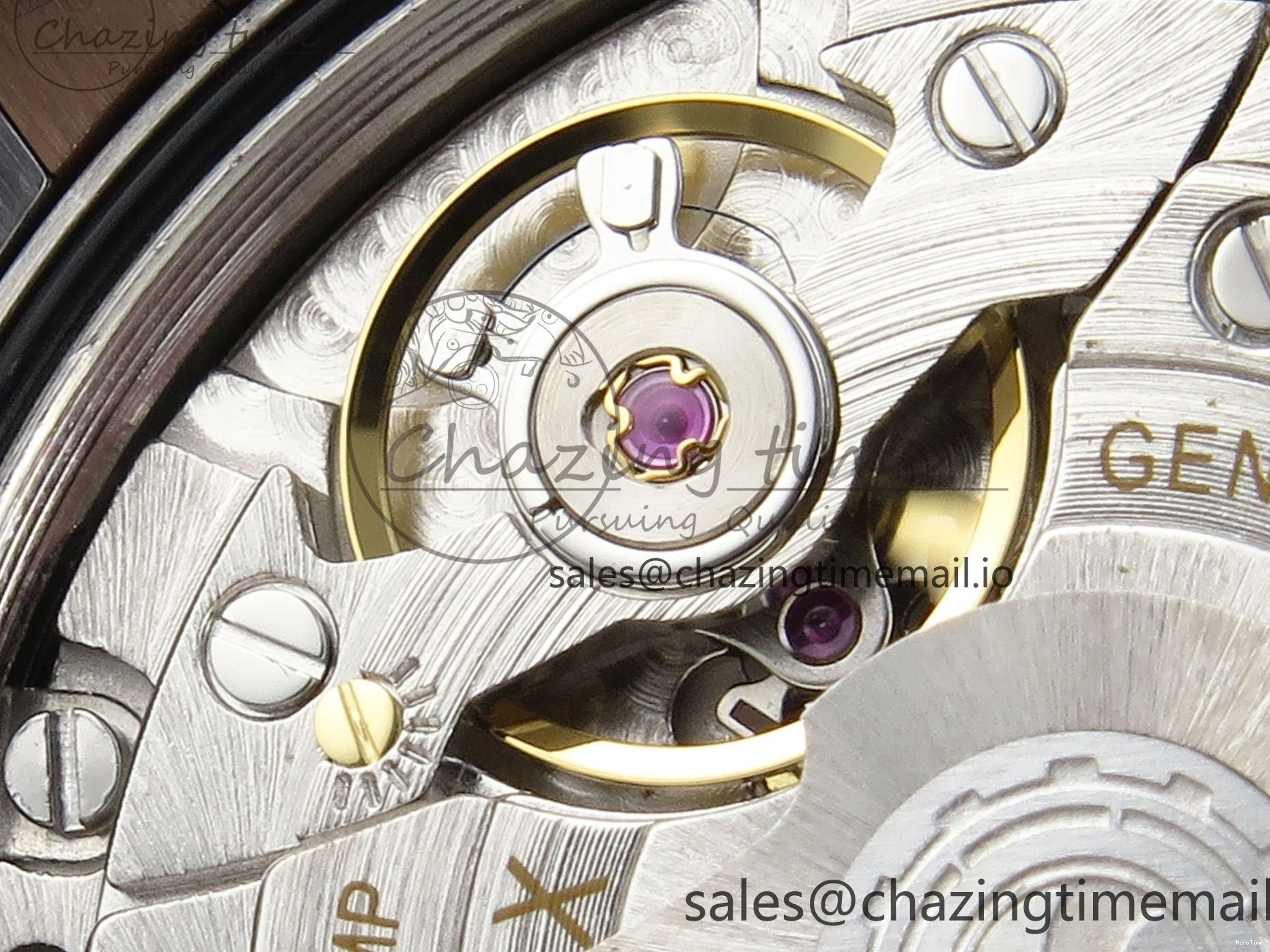 MiroTime 0204 SmoothTexture DateJust 36 126231 EWEF Best Edition Brown Dial Stick Marker on SS RG Jubilee Bracelet A 592